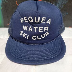Vintage Trucker Hat Snap Back (Pequea Water-Ski Club) #H16‎